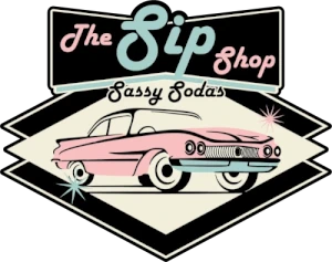 The Sip Shop Retro Car Logo